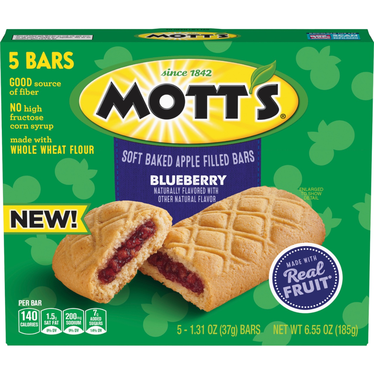 Mott's&reg; Blueberry Flavor Soft Baked Bars