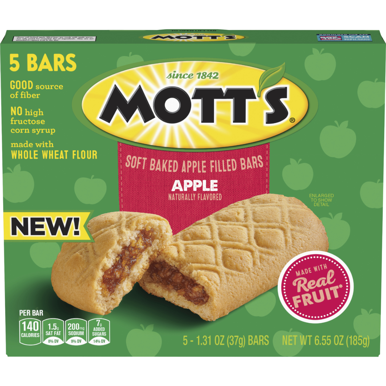 Mott's&reg; Apple Flavor Soft Baked Bars