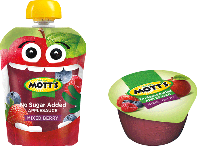 Mott's® No Sugar Added Applesauce Mixed Berry