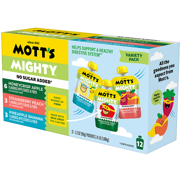 Mott's Mighty No Sugar Added Variety Pack