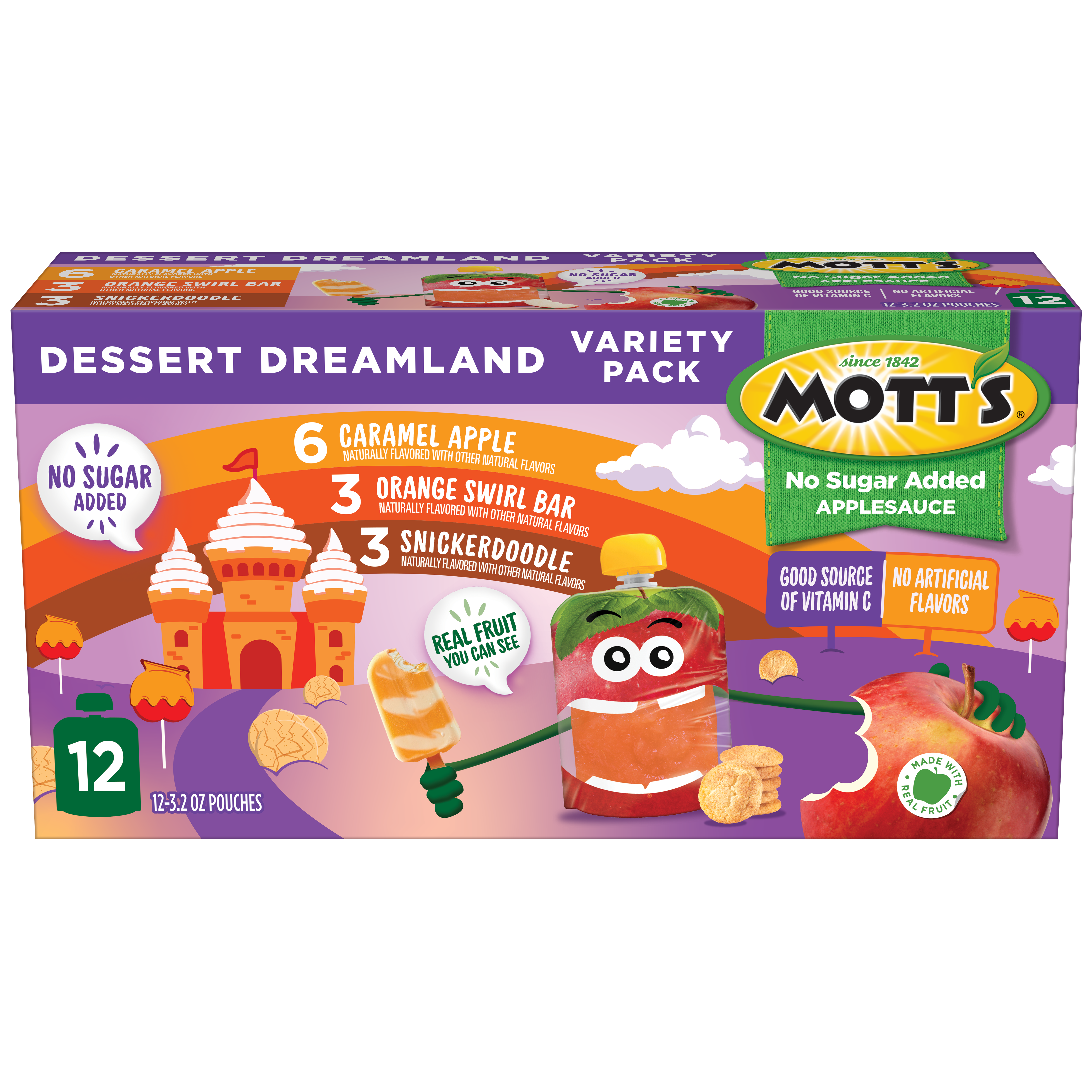 Mott's&reg; No Sugar Added Applesauce Dessert Dreamland