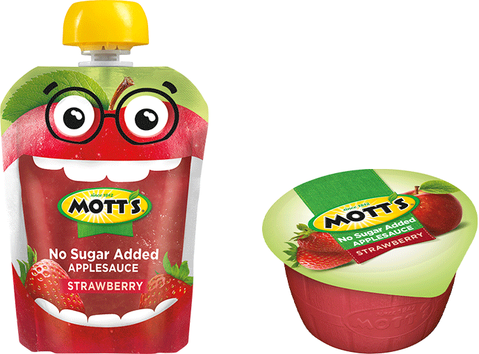 Mott's® No Sugar Added Applesauce Strawberry