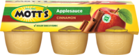 Mott's® Applesauce Cinnamon 4oz 6-pack cups