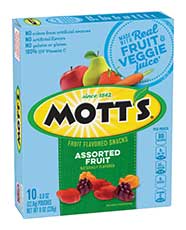 Mott's® Assorted Fruit Flavored Snacks  10-count