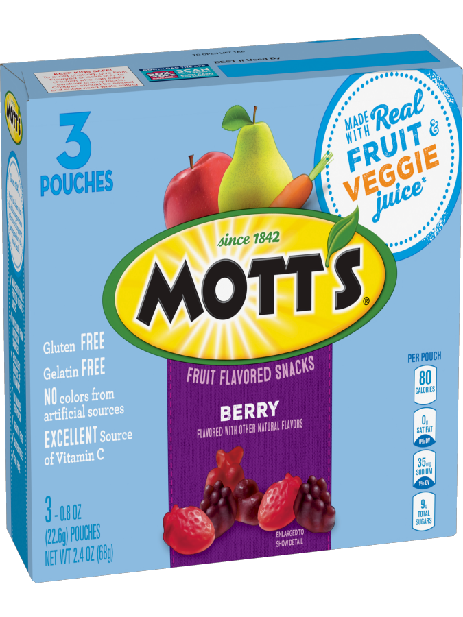 Mott's® Assorted Fruit Flavored Snacks  3-count