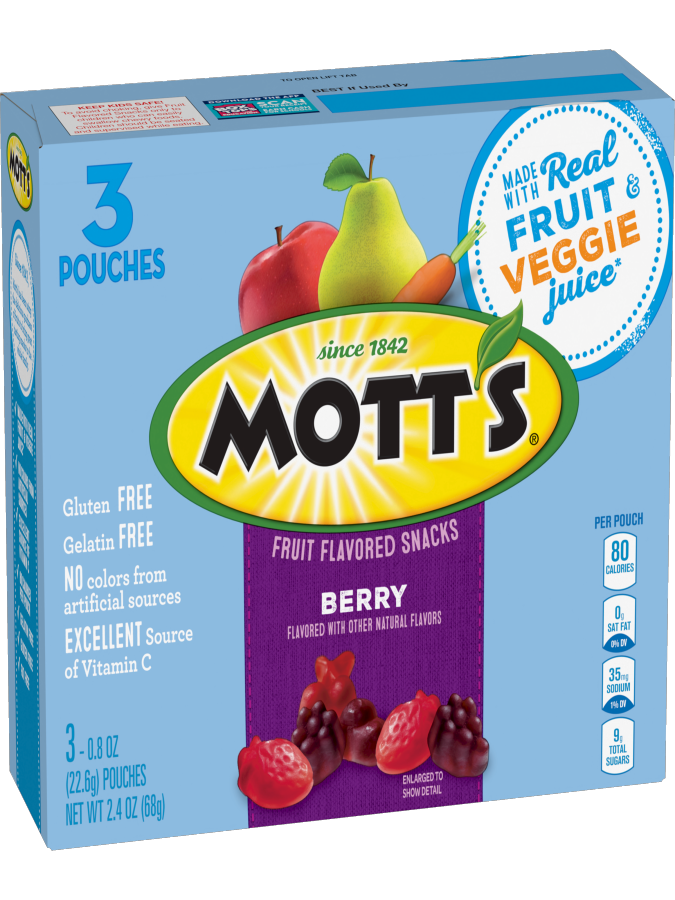 Mott's® Assorted Fruit Flavored Snacks  3-count