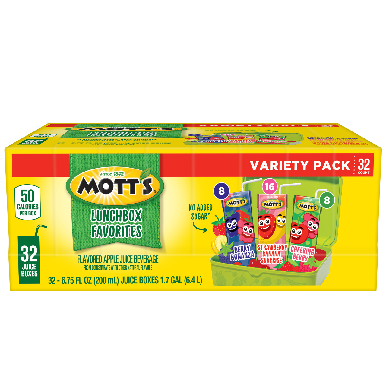Mott's&reg; Lunchbox Favorites 6.75 oz. 32-Pack Juice boxes