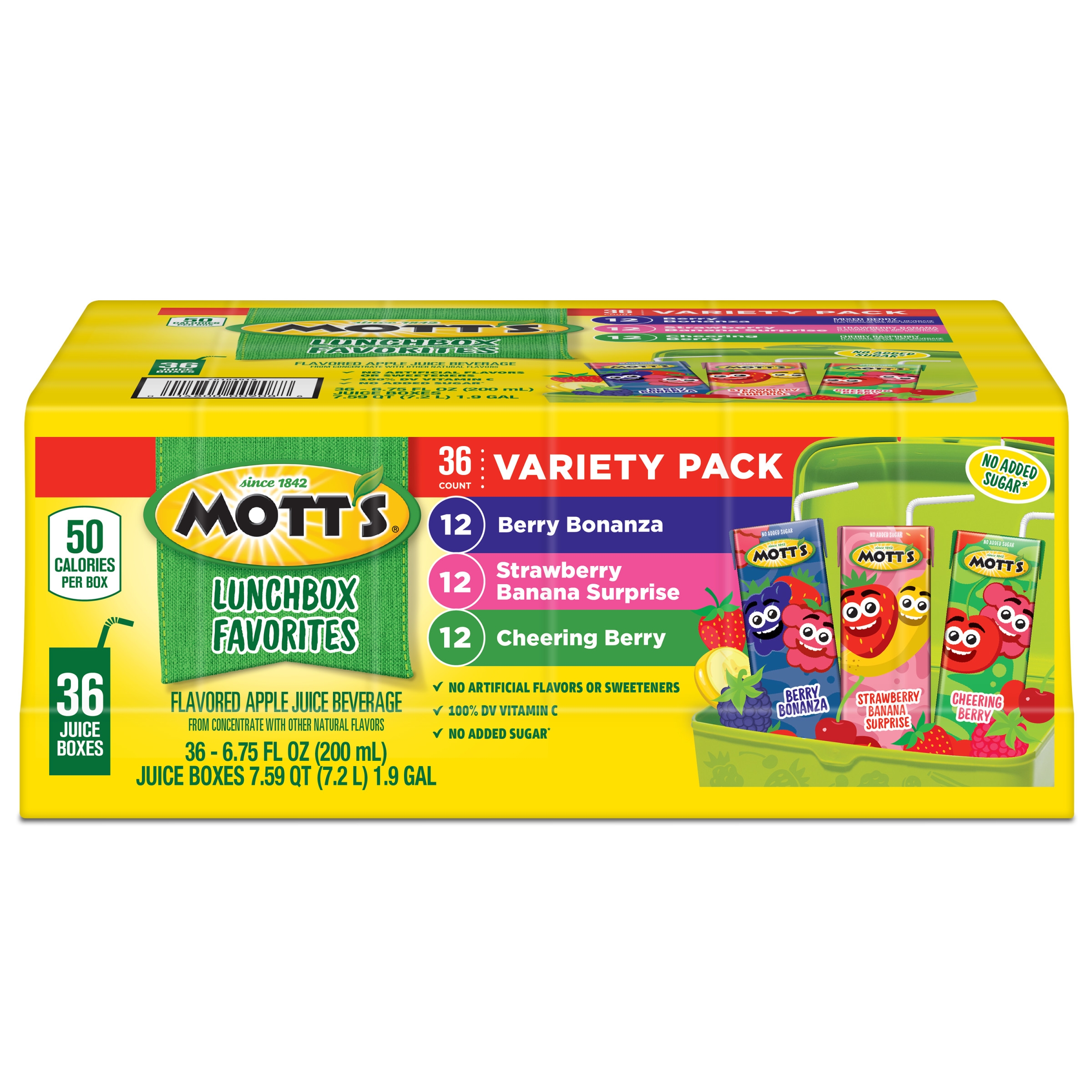 Mott's&reg; Lunchbox Favorites 6.75 oz. 36-Pack Juice boxes