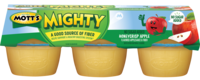 Mott's Mighty No Sugar Added Applesauce Honeycrisp Apple 3.9 oz. 6-pack cups