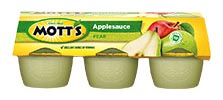 Mott's® Applesauce Pear 4 oz. 6-pack cups