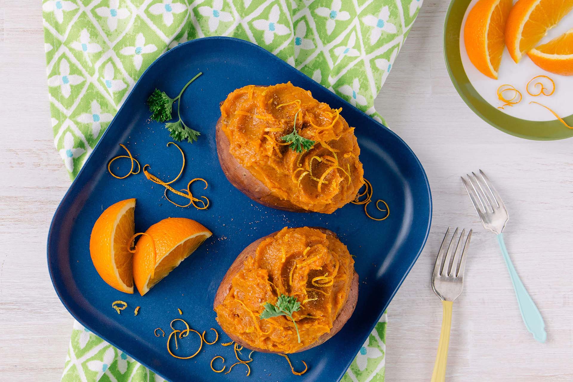 Cinnamon Stuffed Sweet Potato Mash